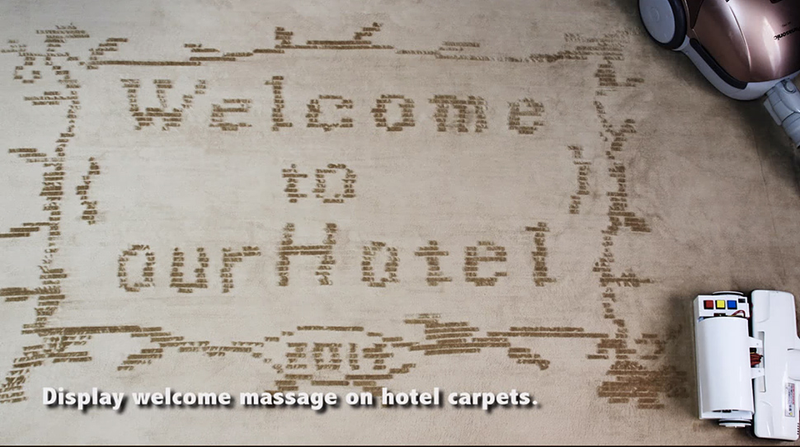 Illustration for article titled This Clever Carpet "Printer" Brushes Pictures Onto Your Rugs